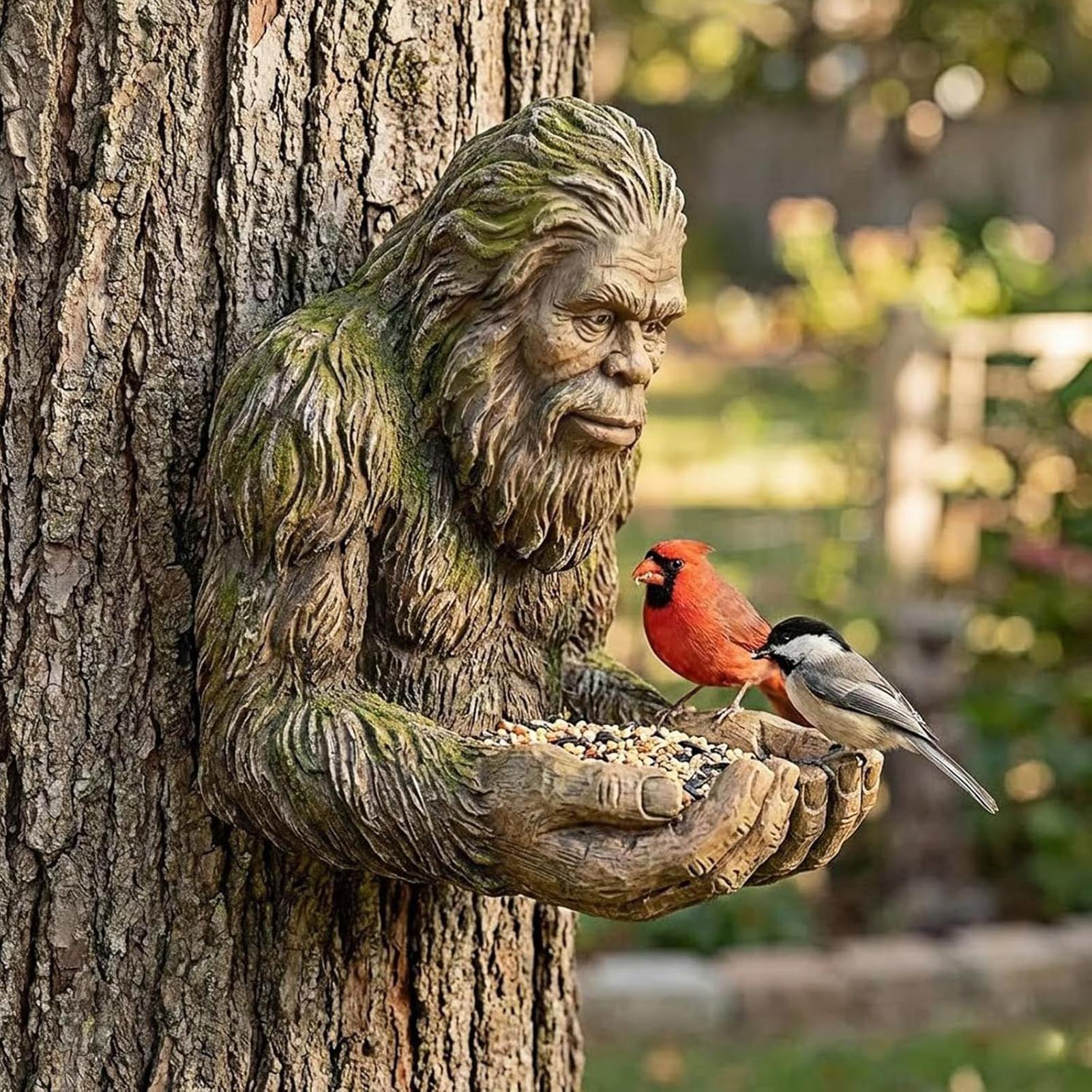 Resin Art Tree - 1Pc Bird Feeder Outdoor Decorative Feeder