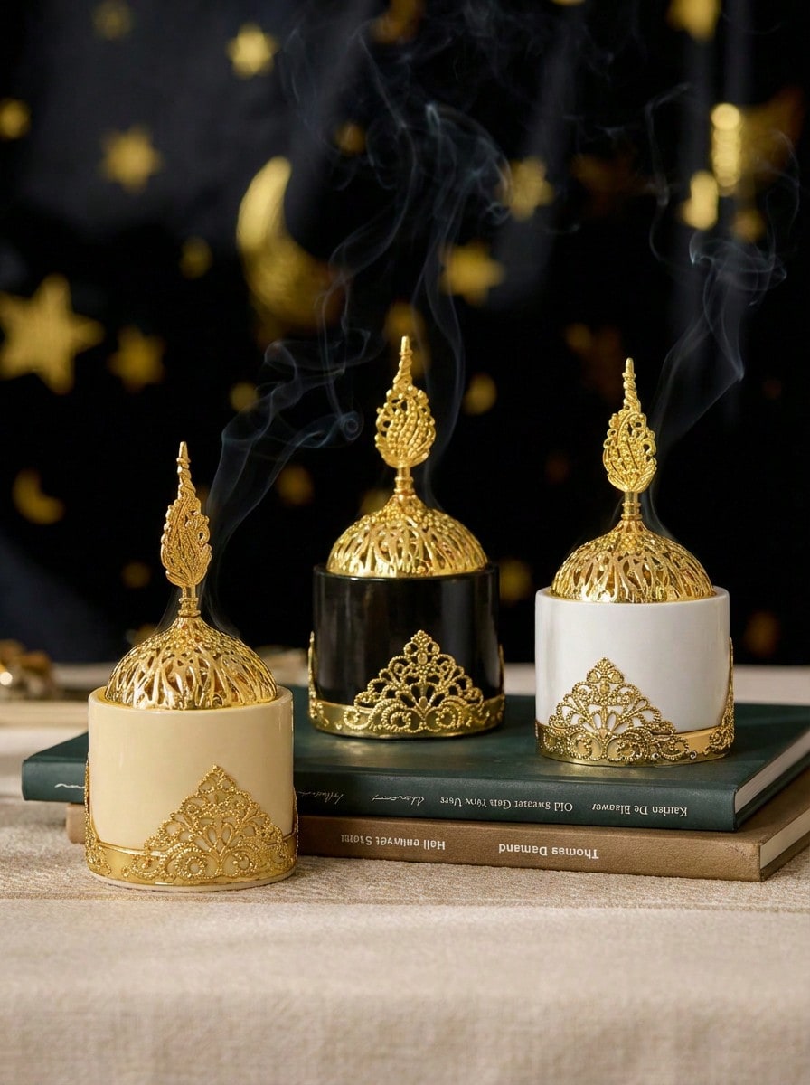 Resin Art And Decor - Luxury Minimalist Incense Burner Ornament, European