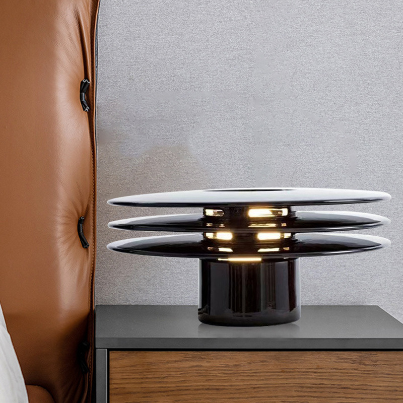 Resin Art Floor Design - Minimalist Light Luxury Postmodern Art Desk