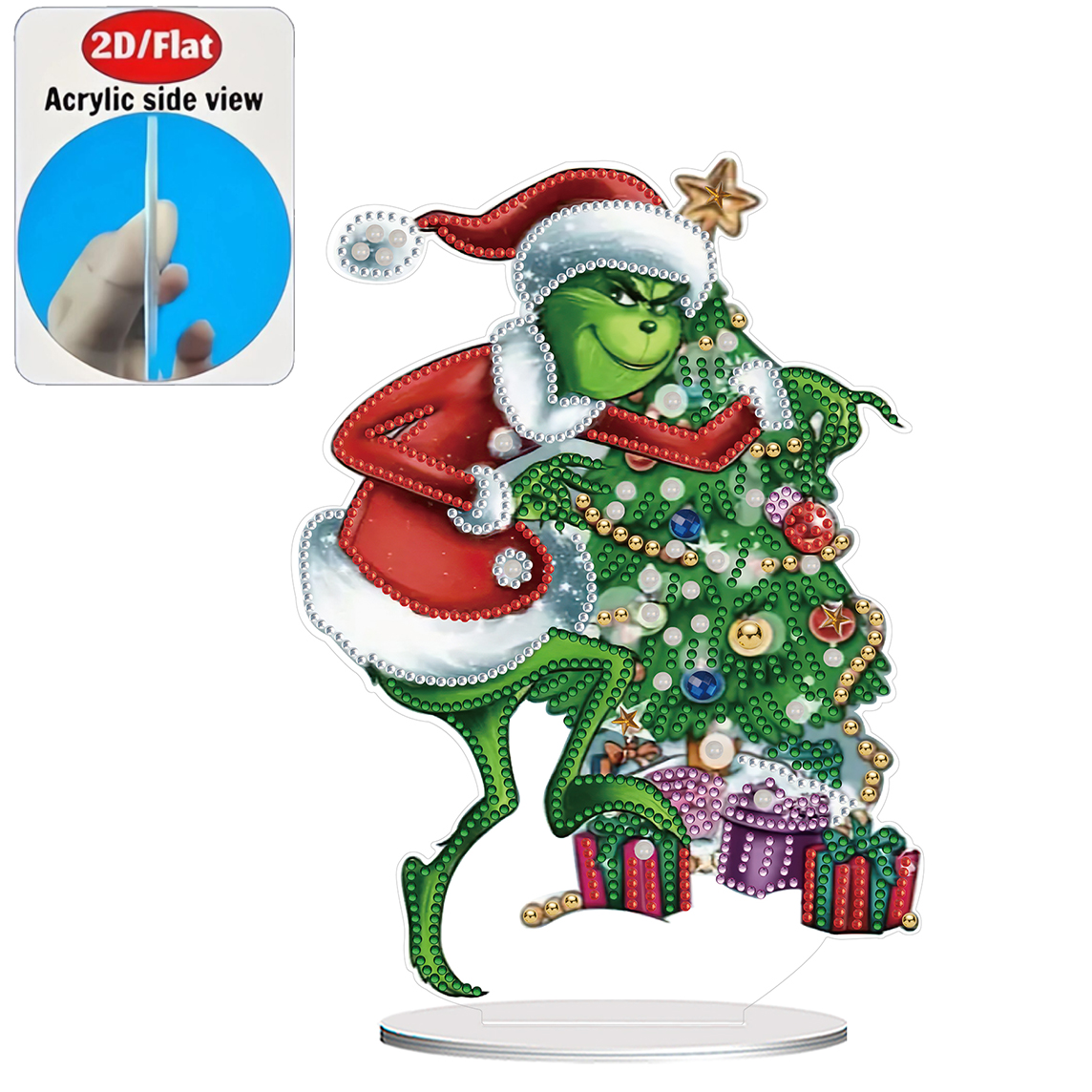 Resin Art On Wall - 2D / Flat 1pc Fun Christmas