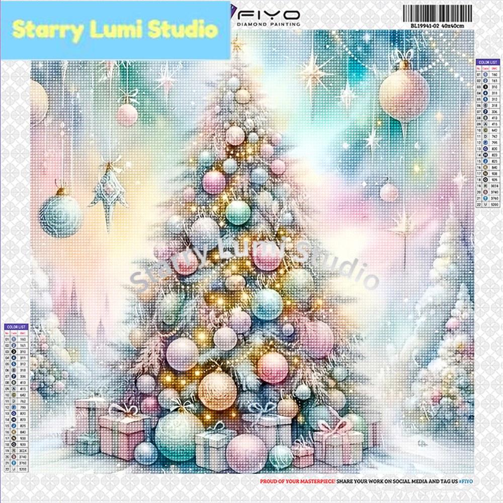 Resin Art Tree - Diamond Painting Kit Christmas Tree New