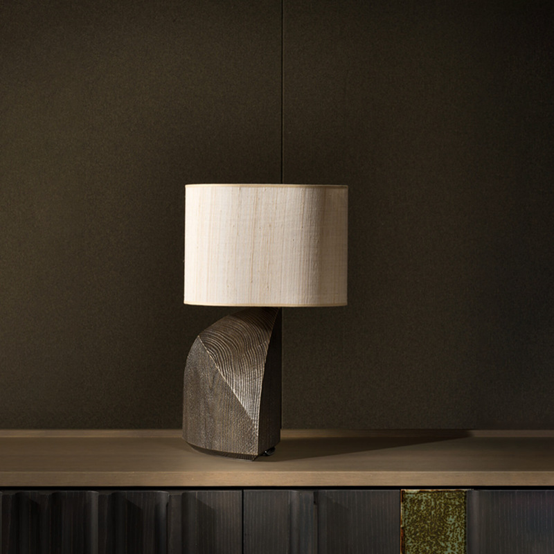 Resin Art Floor Design - Japanese Wabi Sabi Floor Lamps Study