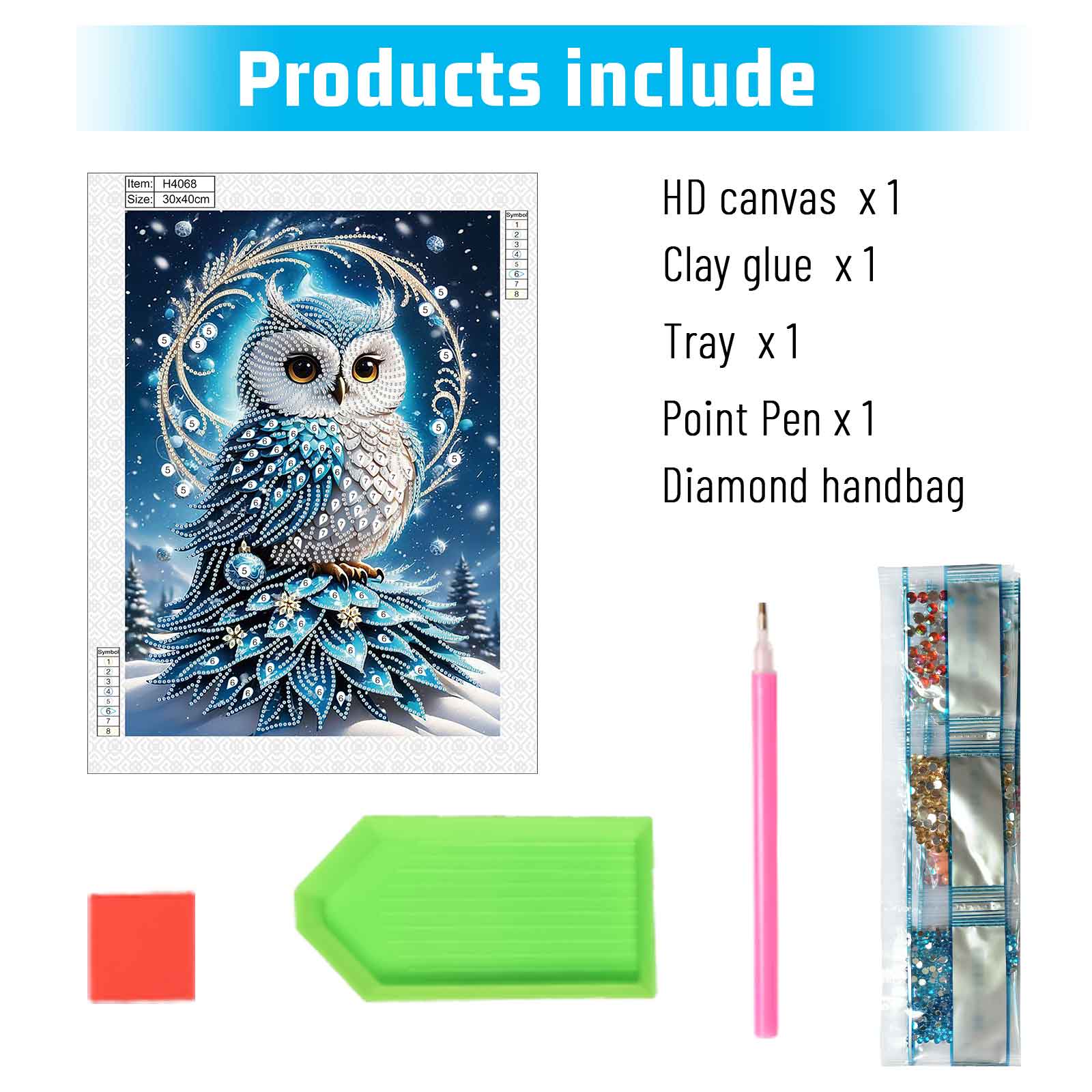 Frameless,Special Shape Diamon - Resin Art On Wall recension och pris