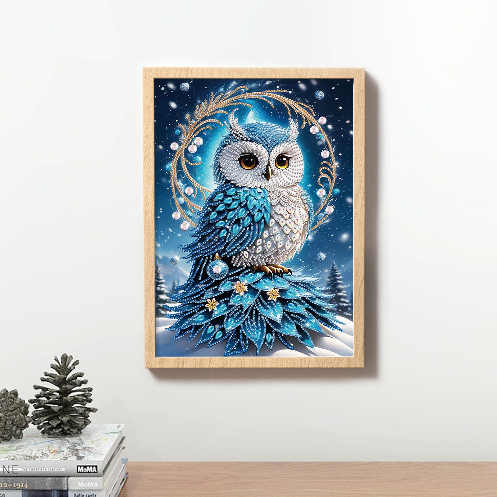 Frameless,Special Shape Diamon - Resin Art On Wall recension och pris