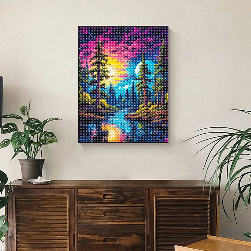 unframe 5D Diamond Art Paintin - Resin Art On Wall recension och pris