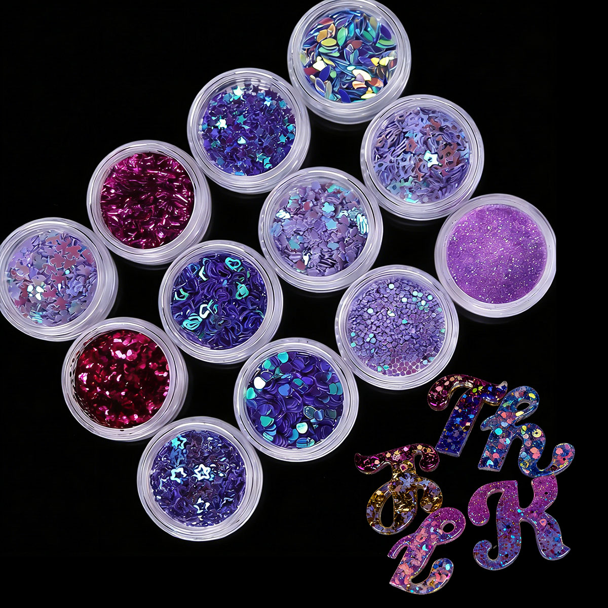 Letter Resin Mold Kit with Gli - Resin Art A Keychain recension och pris