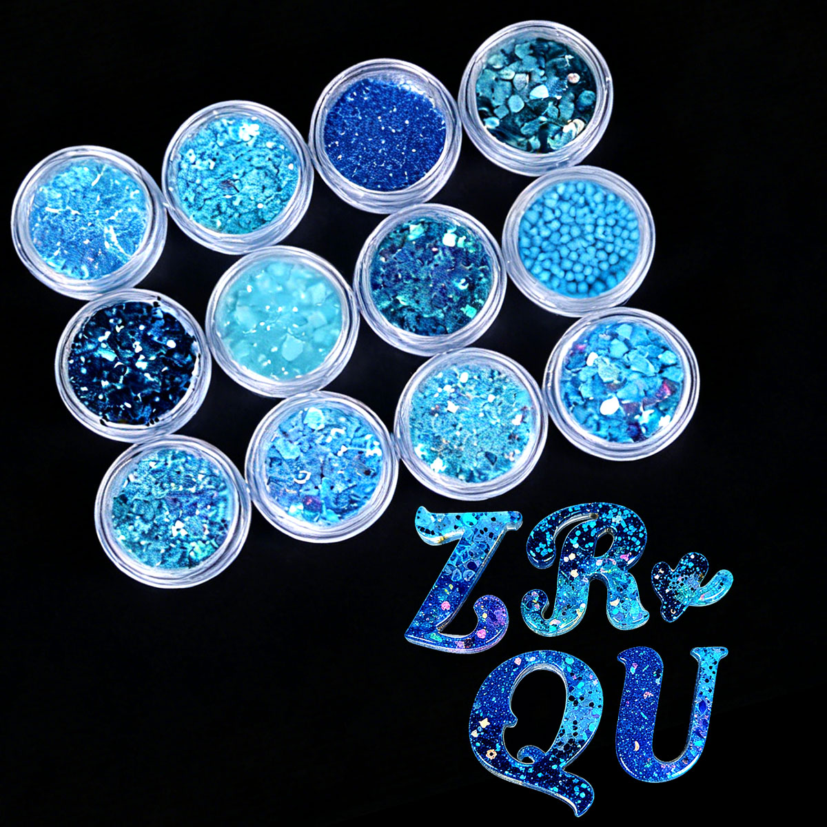 Letter Resin Mold Kit with Gli - Resin Art A Keychain recension och pris