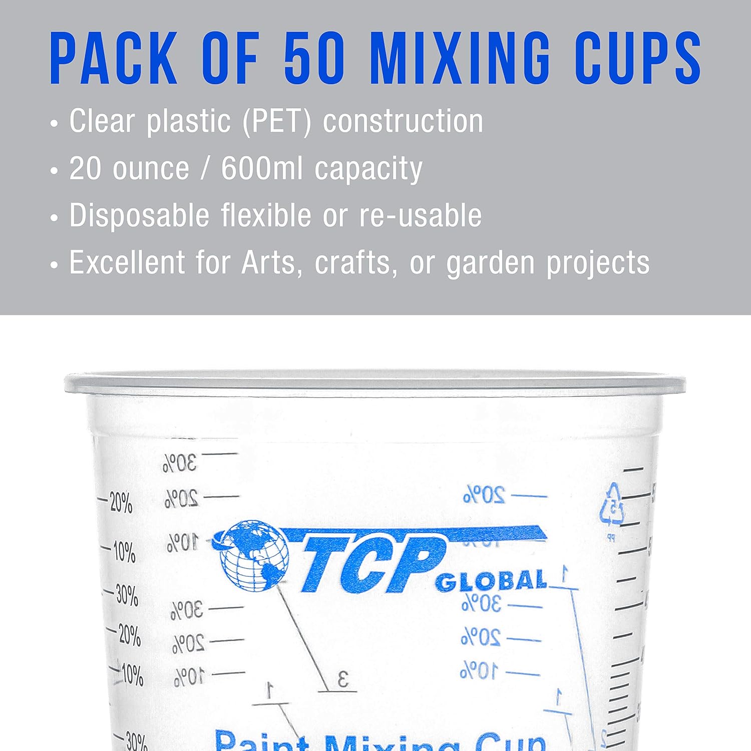 Disposable Plastic Mixing Cups - Resin Mixing Cup recension och pris
