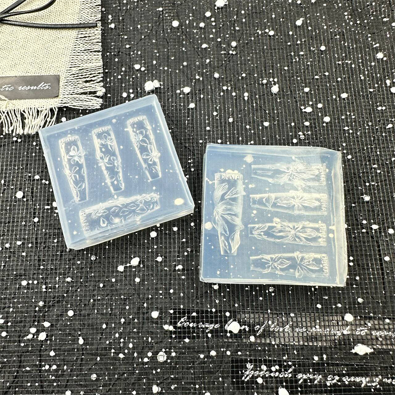 【O】3D Flowers Nail Mold DIY Si - Resin Art Template recension och pris