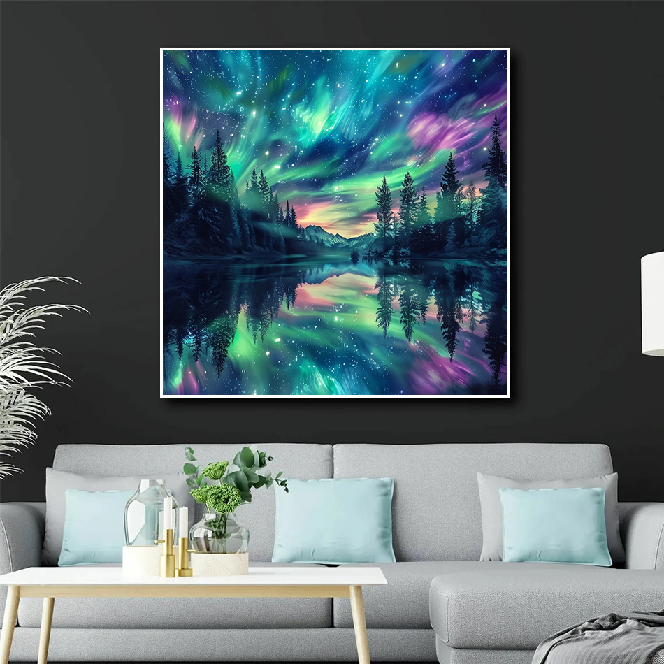 Frameless, DIY Diamond Paintin - Resin Art On Wall recension och pris