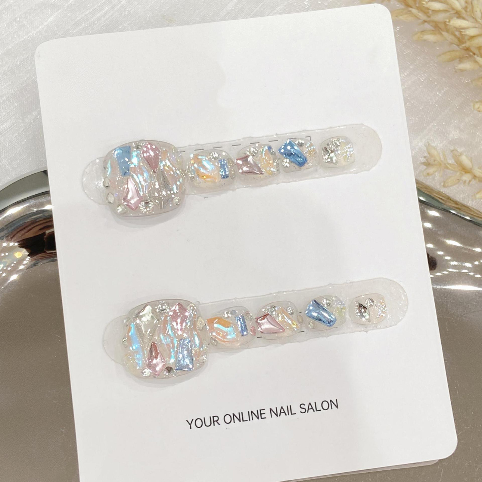 Handmade Press On Nails Transp - Resin Art And Decor recension och pris