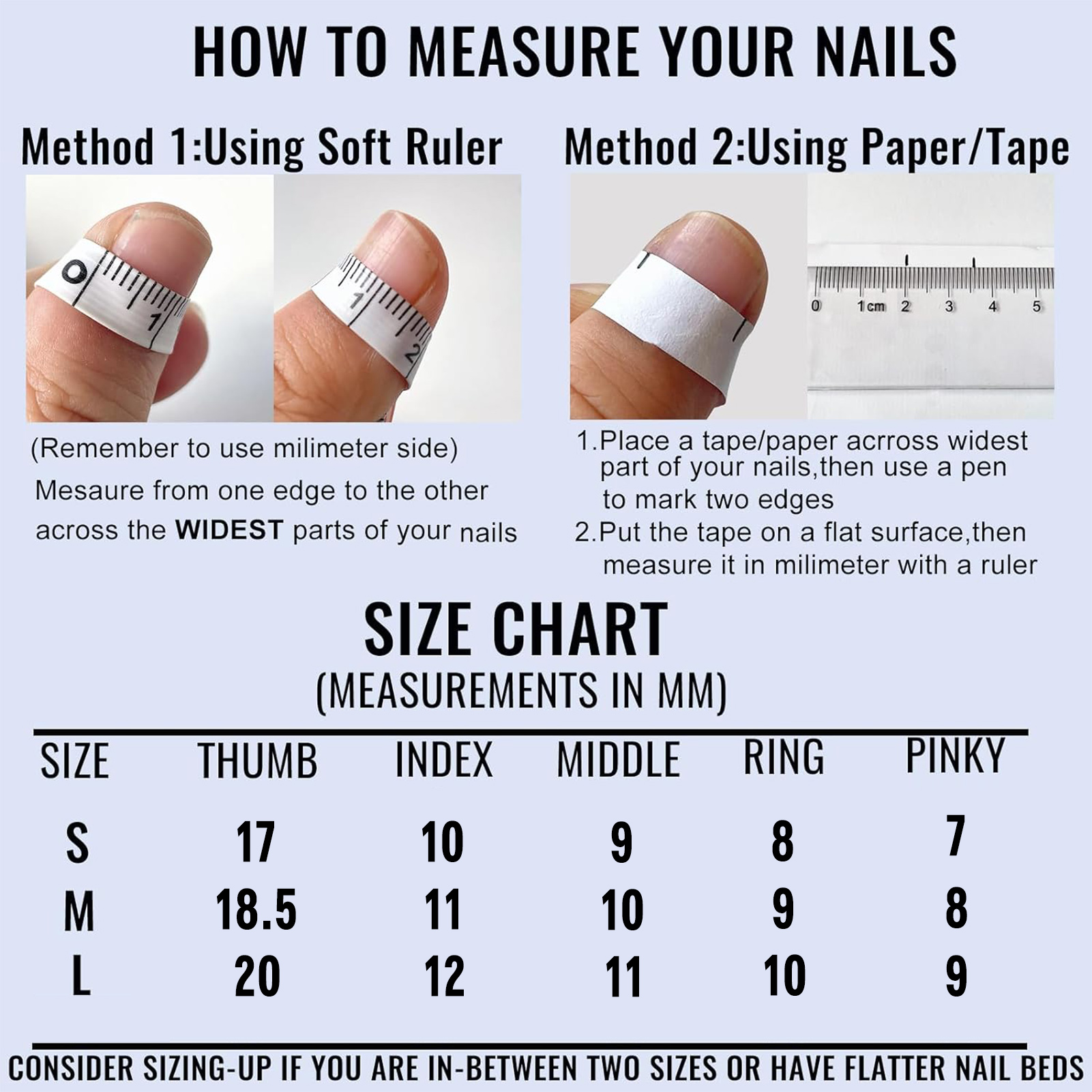 Handmade Press On Nails Transp - Resin Art And Decor recension och pris
