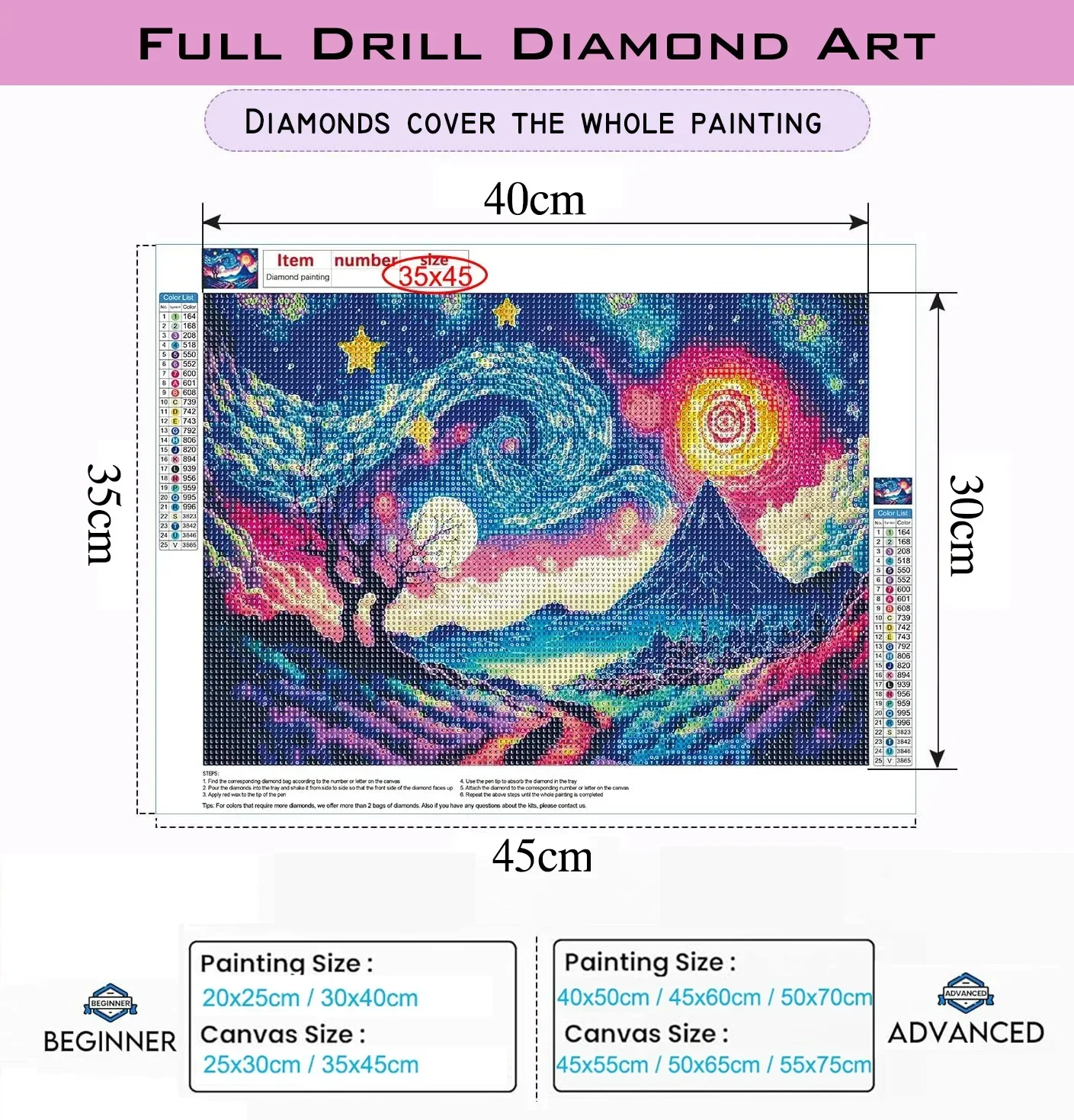 1pc frameless Diamond Painting - Resin Art Quran recension och pris
