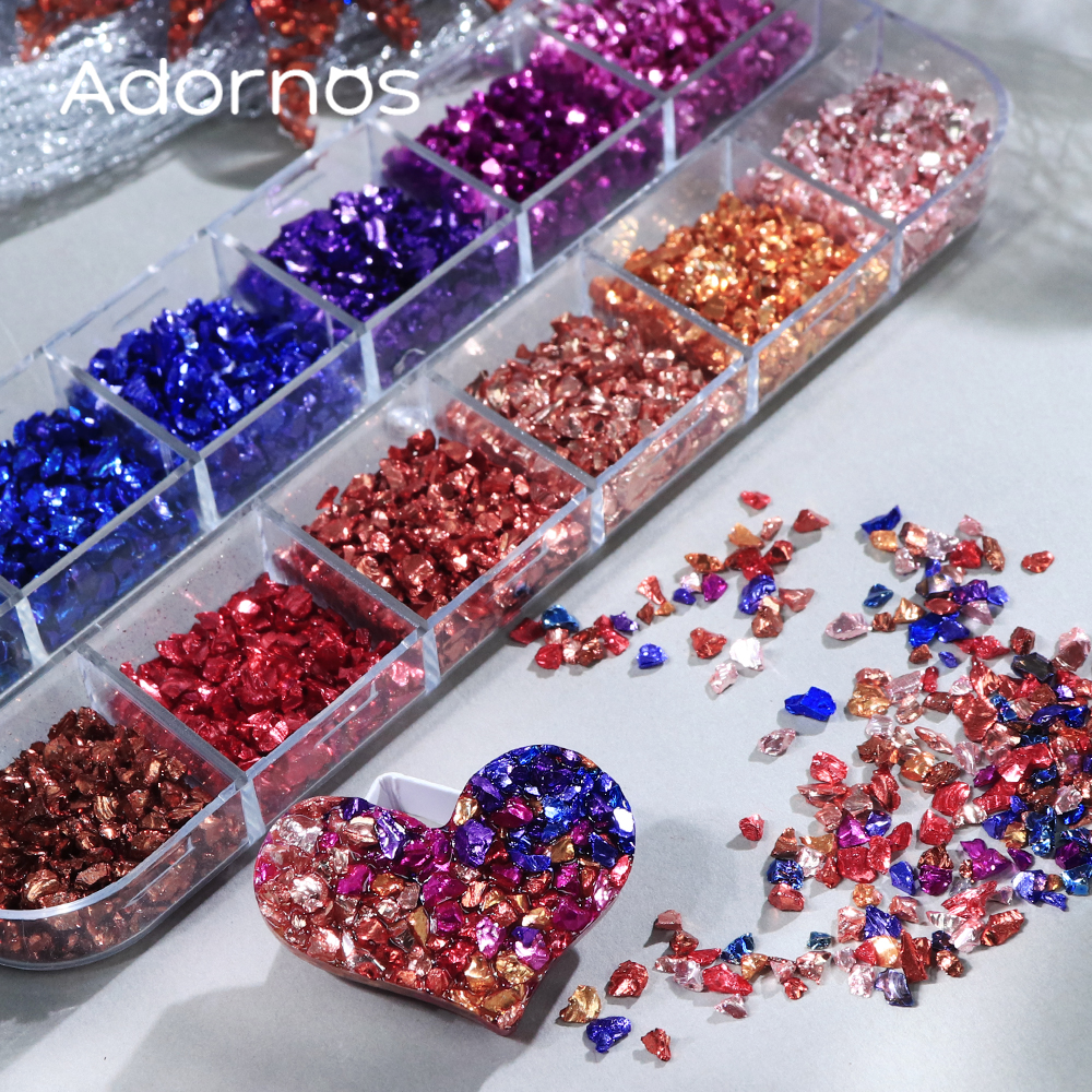 Multicolor Irregular Broken St - Resin Art A Keychain recension och pris