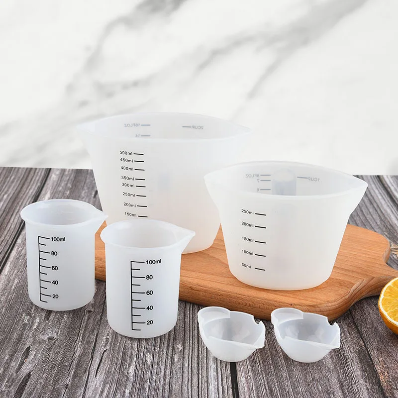 1/2/6Pcs Measuring Cup Set Sil - Resin Mixing Cup recension och pris