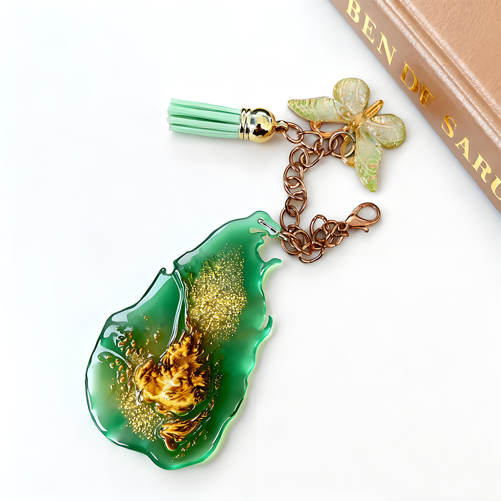 Sri Lanka Map Mold Pendant Key - Resin Art A Keychain recension och pris