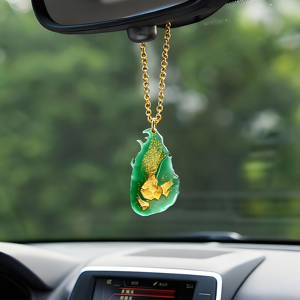 Sri Lanka Map Mold Pendant Key - Resin Art A Keychain recension och pris