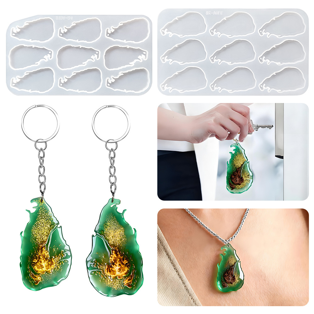 Sri Lanka Map Mold Pendant Key - Resin Art A Keychain recension och pris