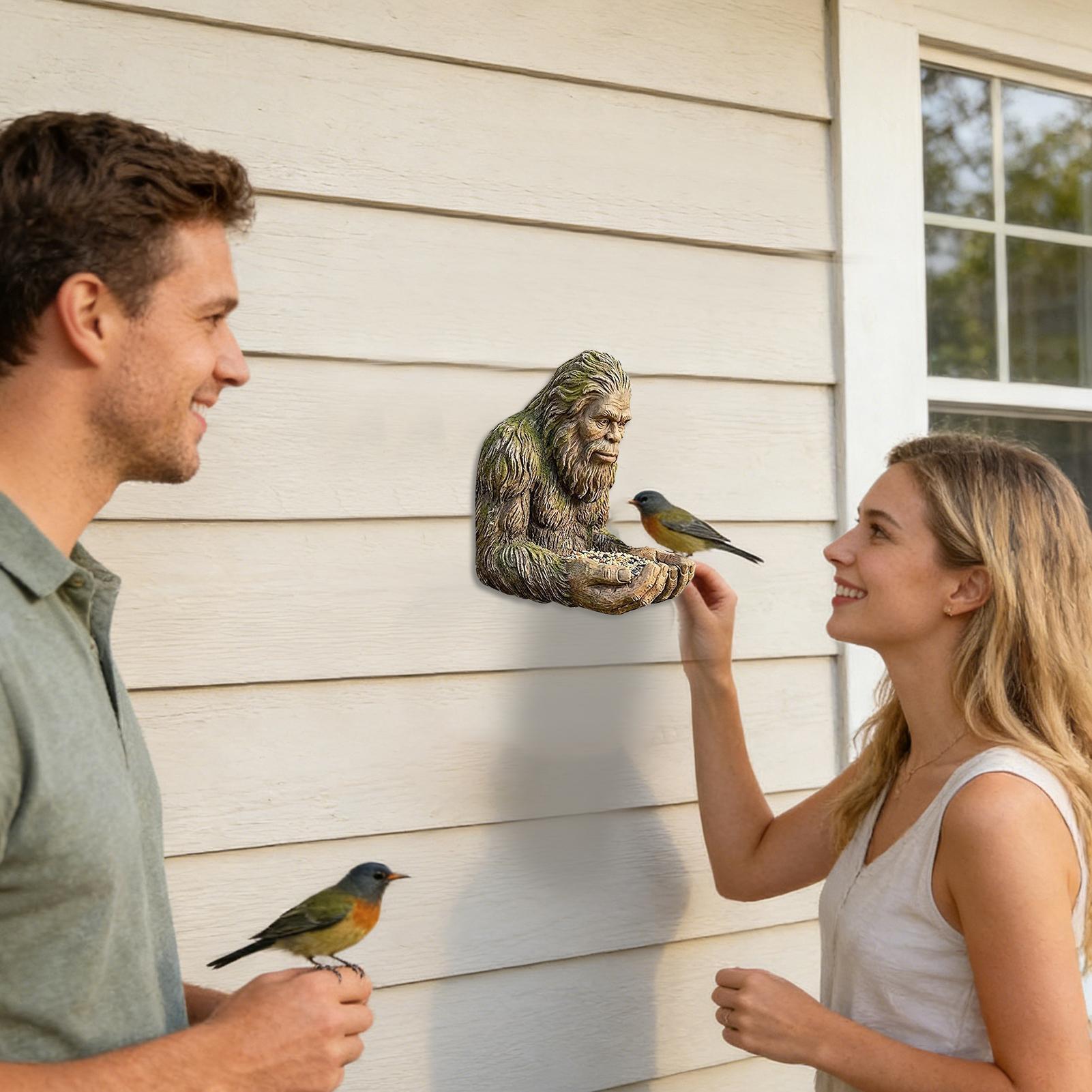 1Pc Bird Feeder Outdoor Decora - Resin Art Tree recension och pris
