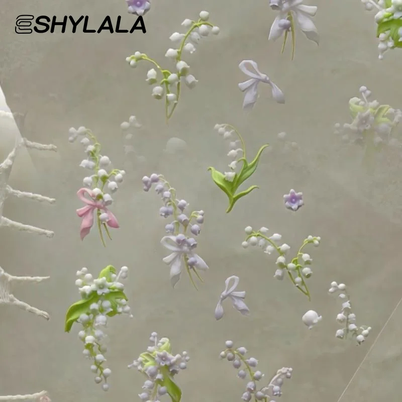 Flowers Series 3D Curved Nail  - Resin Art Template recension och pris