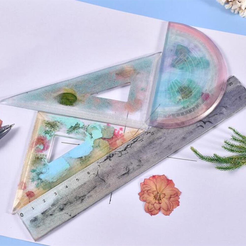 Ruler Epoxy Resin Silicone Mol - Resin Art Template recension och pris
