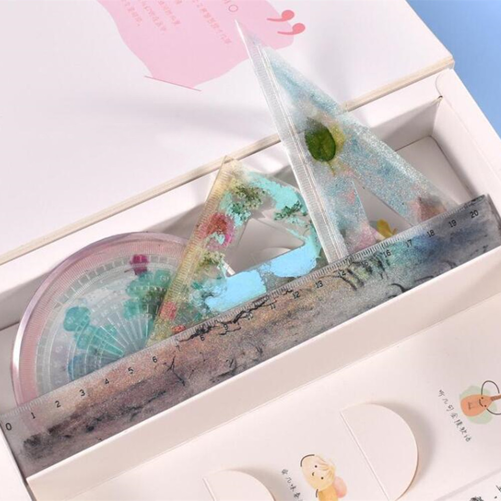 Ruler Epoxy Resin Silicone Mol - Resin Art Template recension och pris