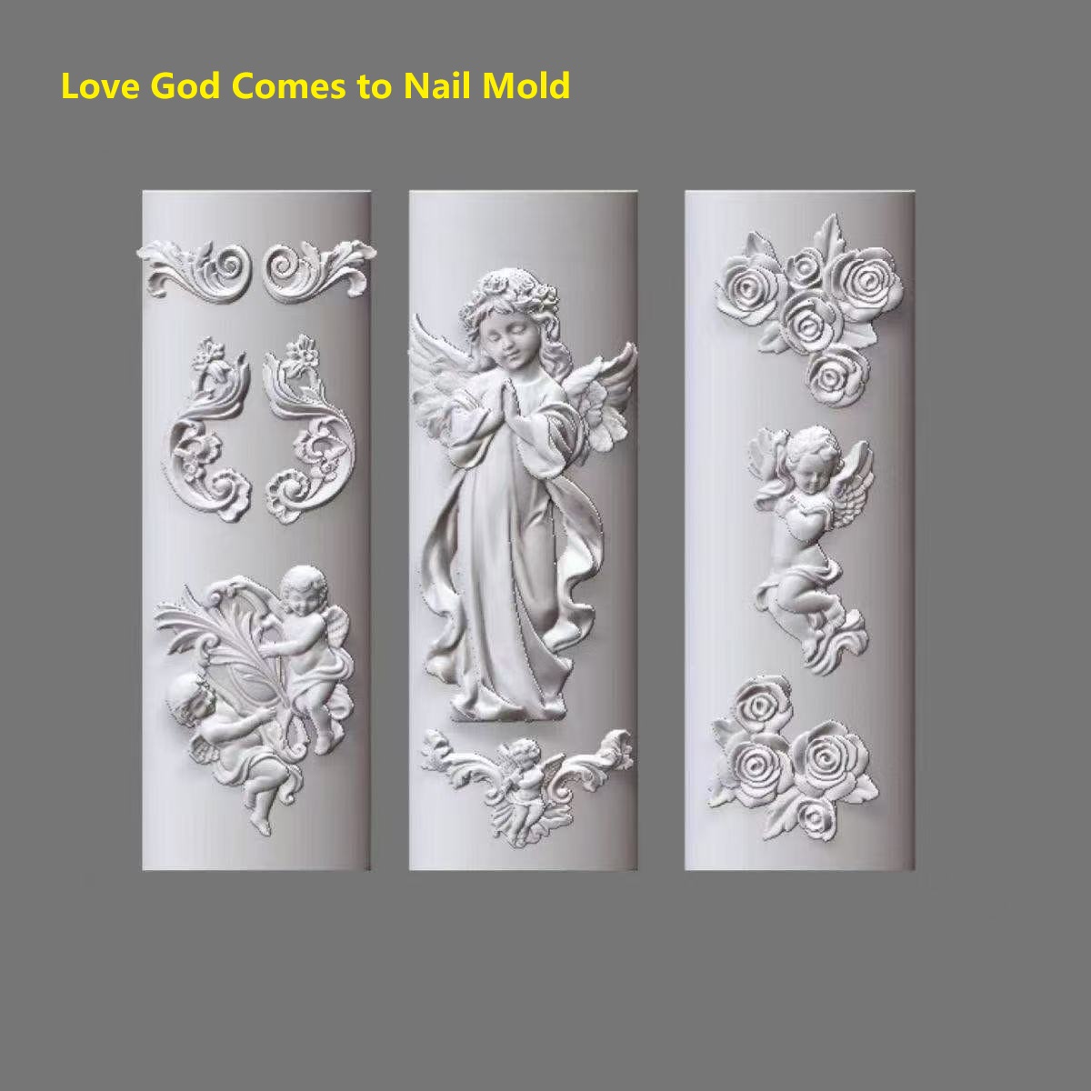 High-Quality Silicone Nail Art - Resin Art Template recension och pris