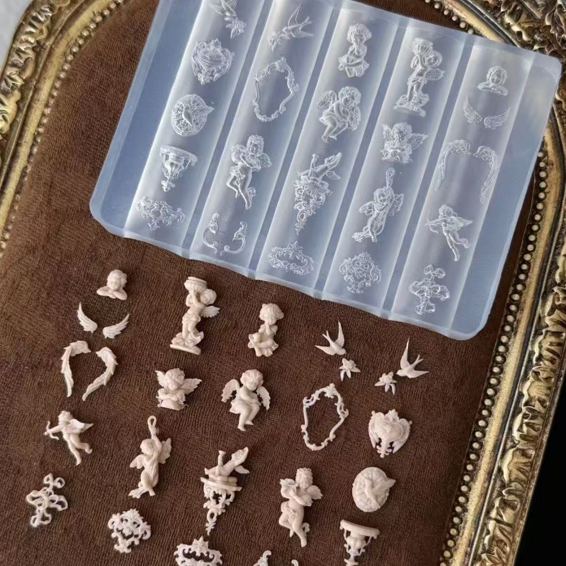 High-Quality Silicone Nail Art - Resin Art Template recension och pris