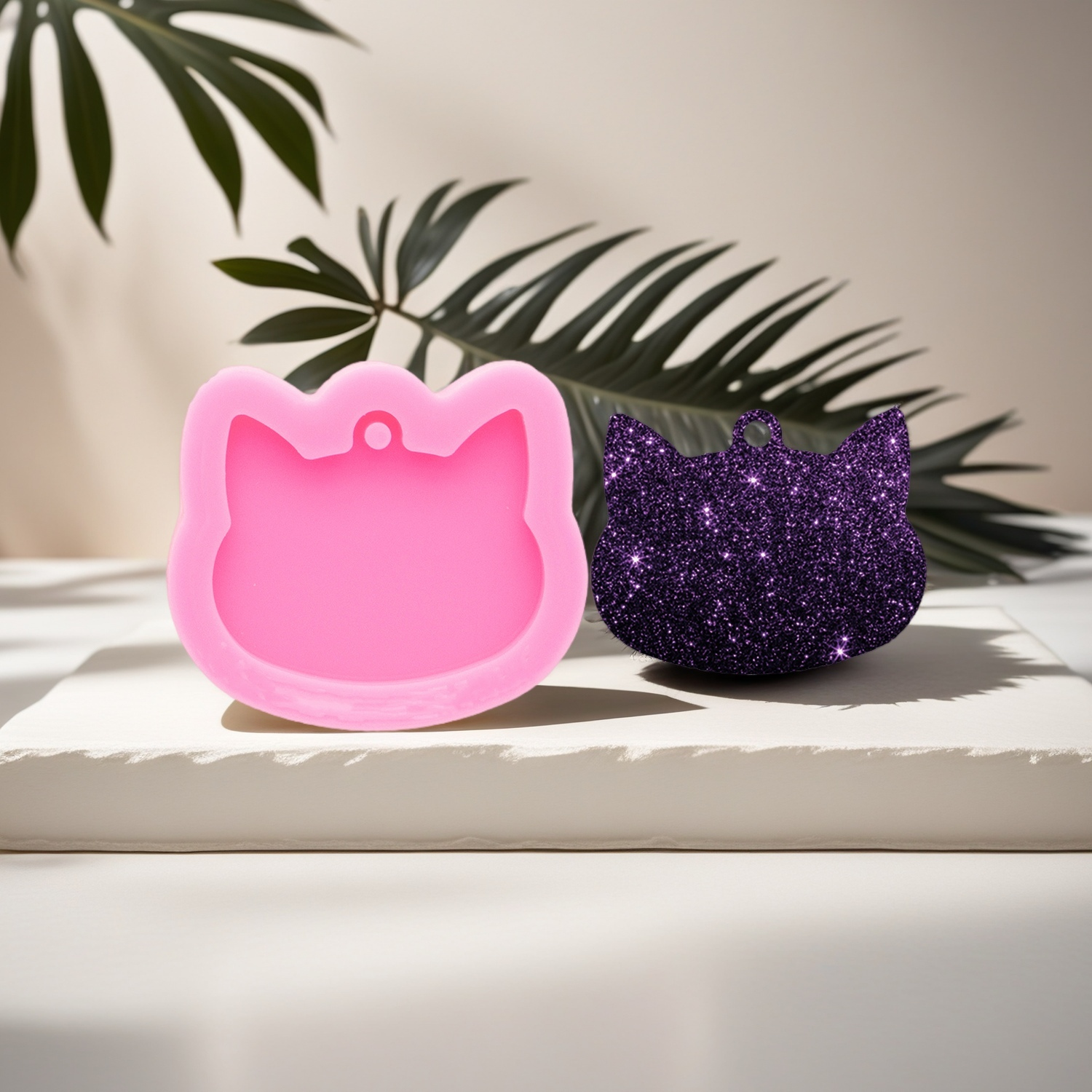 Silicone Cat Molds DIY Epoxy R - Resin Art A Keychain recension och pris