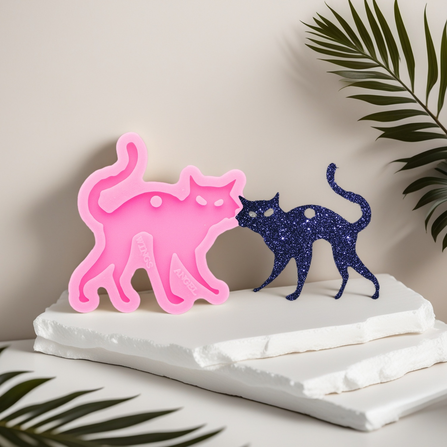 Silicone Cat Molds DIY Epoxy R - Resin Art A Keychain recension och pris