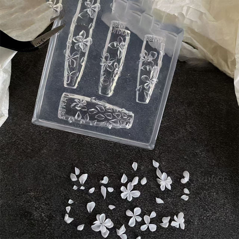 **1PC 3D Flowers Nail Mold DIY - Resin Art Template recension och pris