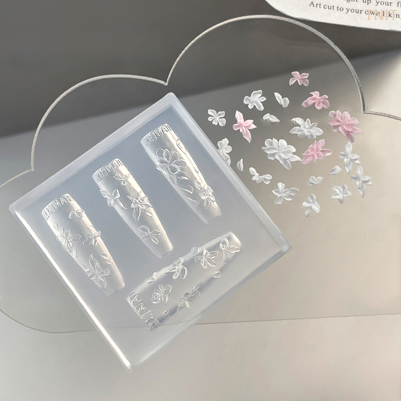 [J] 3D Flowers Nail Mold DIY S - Resin Art Template recension och pris