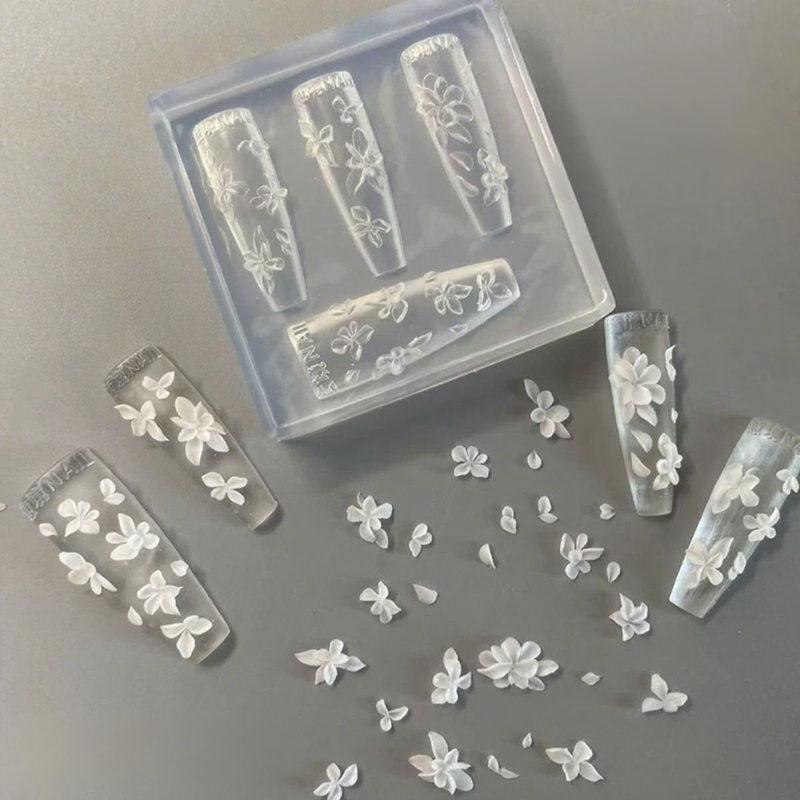 [J] 3D Flowers Nail Mold DIY S - Resin Art Template recension och pris