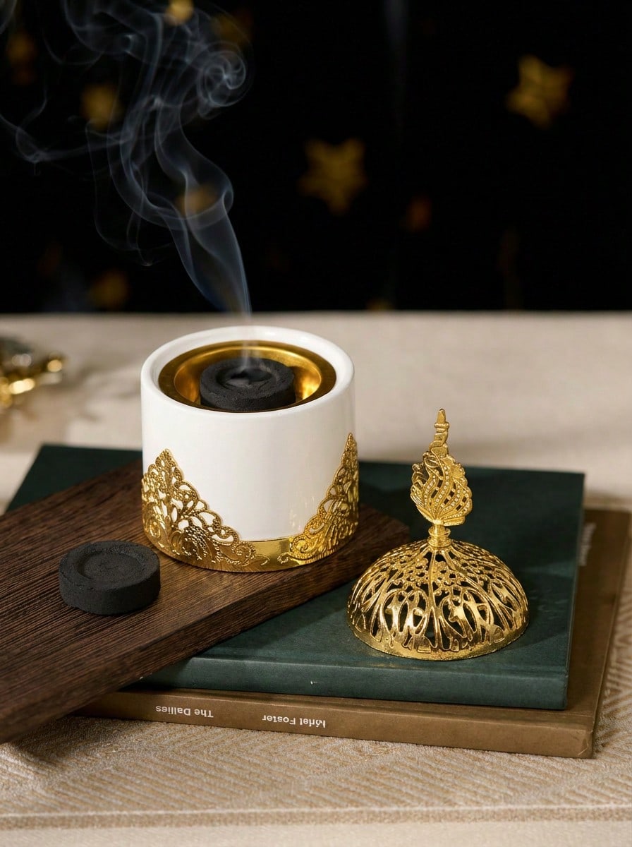 Luxury Minimalist Incense Burn - Resin Art And Decor recension och pris