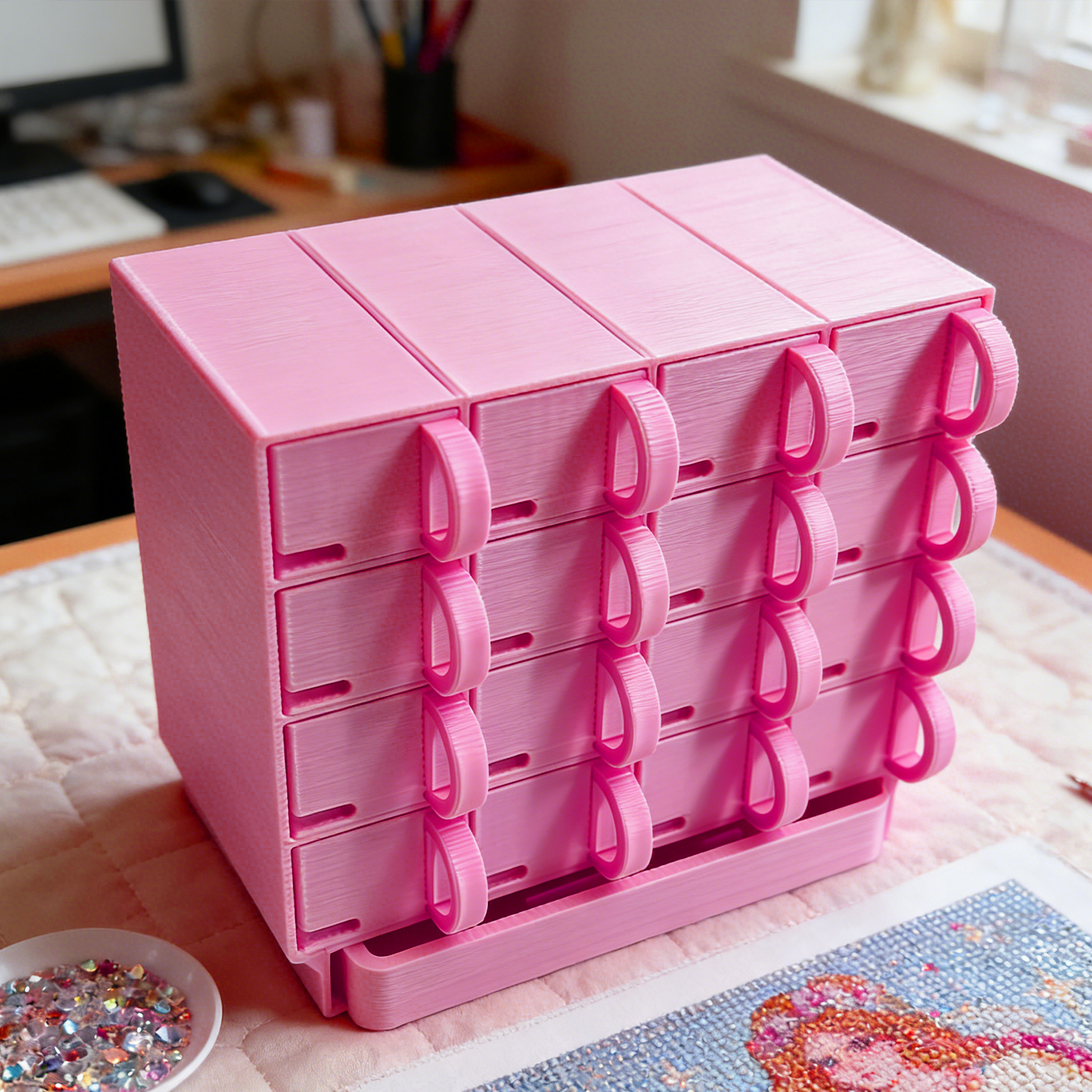 Portable Container Diamond Pai - Resin Art Painting recension och pris
