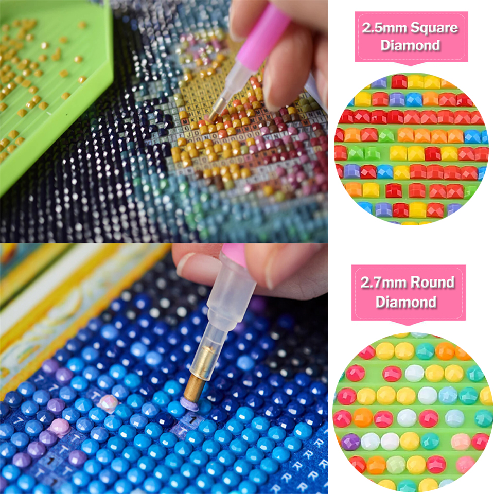 1pc frameless Diamond Painting - Resin Art On Wall recension och pris