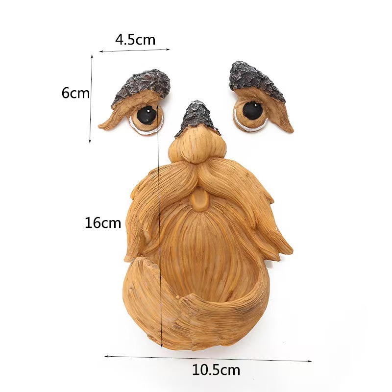 Tree Face Bird Feeder Outdoor  - Resin Art Tree recension och pris