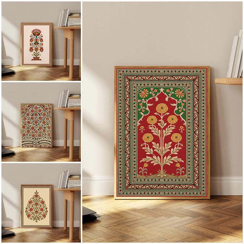 Indian Folk Art Persian Floral - Resin Art Tree recension och pris