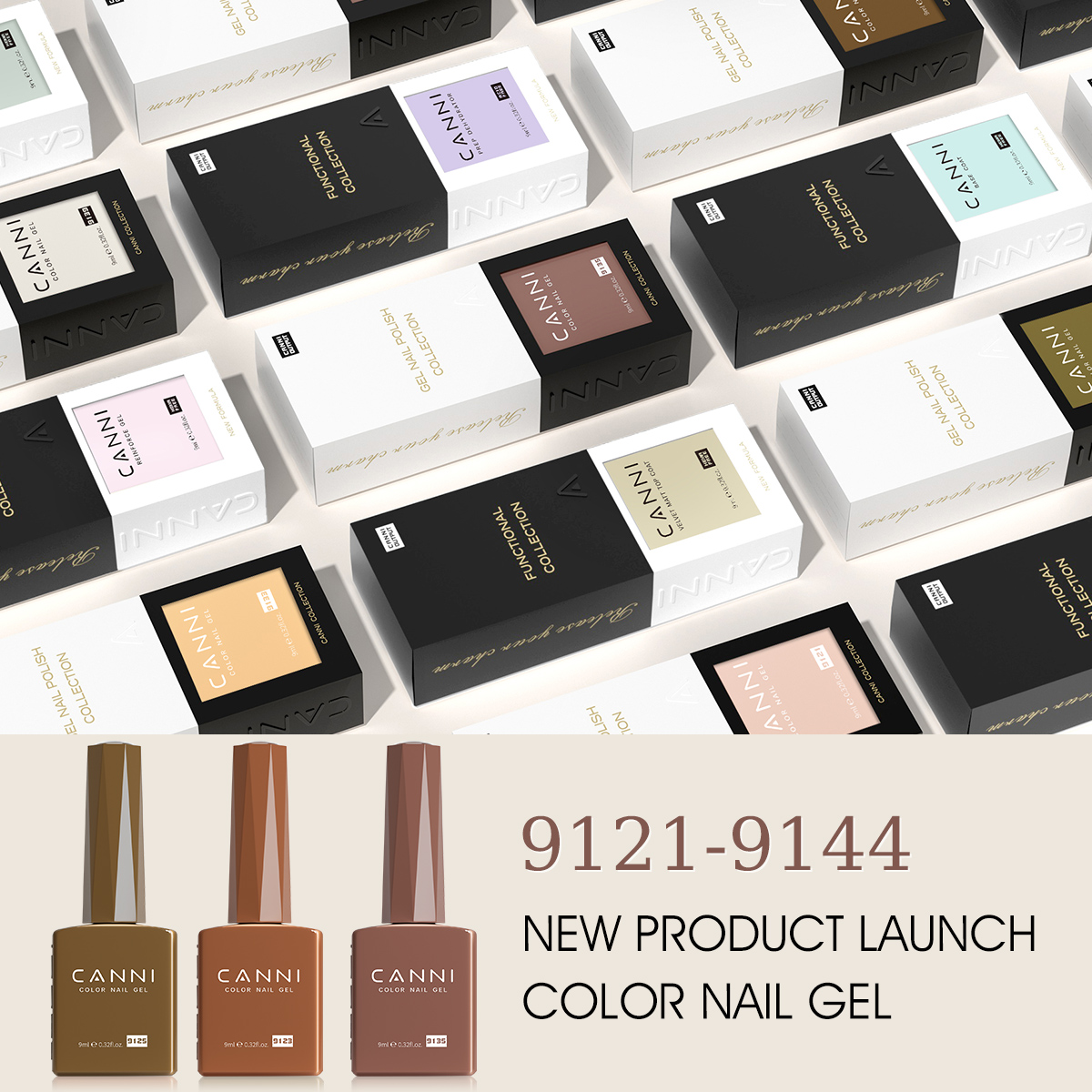 CANNI 9ml Color Nail Gel Polis - Resin Art Training recension och pris