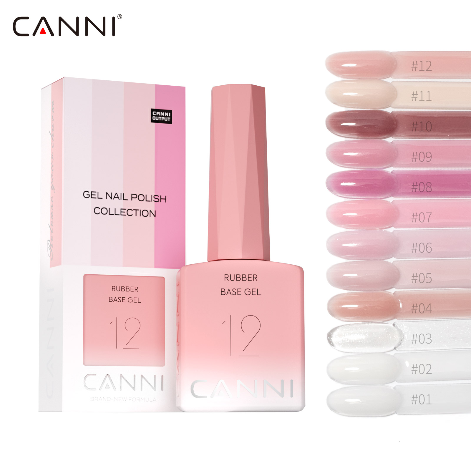 CANNI Color Rubber Base Gel 2i - Resin Art Training recension och pris