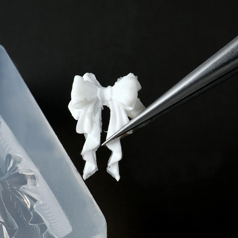3D Bow Nail Mold Silicone Nail - Resin Art Template recension och pris