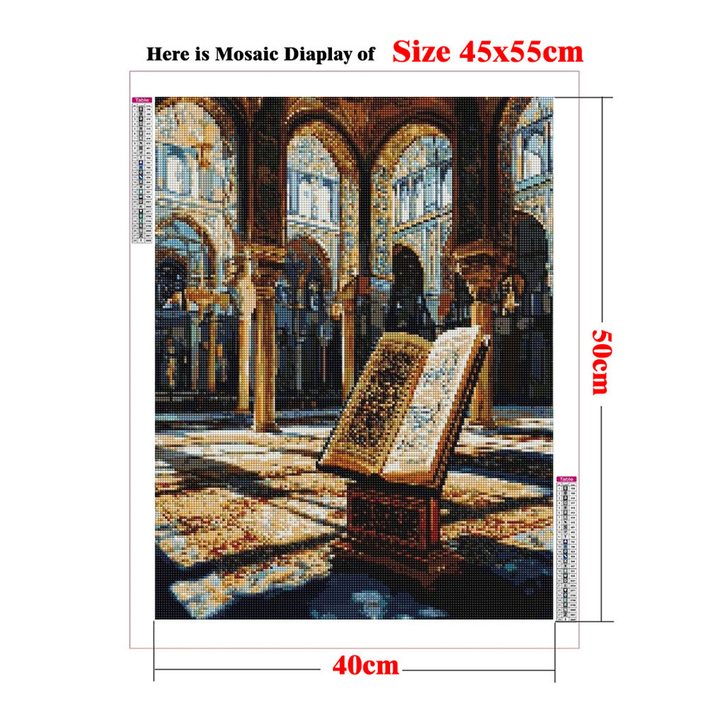 1pc frameless Diamond Painting - Resin Art Quran recension och pris