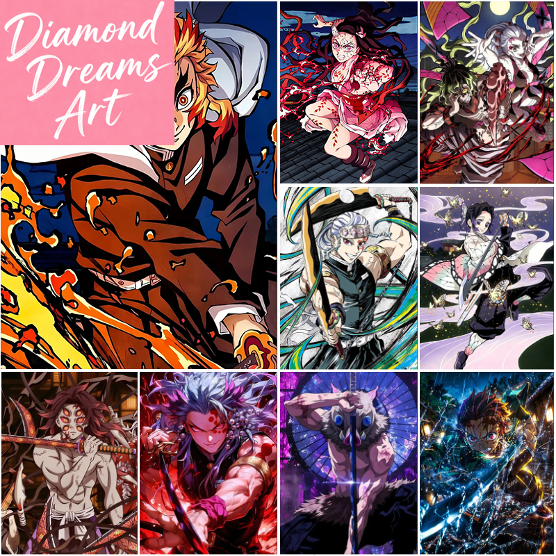 Demon Slayer Diamond Painting  - Resin Art Painting recension och pris