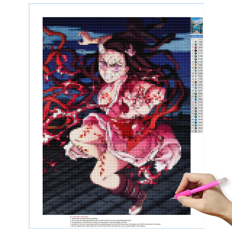 Demon Slayer Diamond Painting  - Resin Art Painting recension och pris