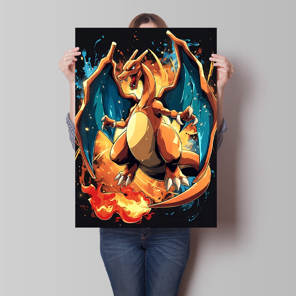 1pc frameless Pokemon Pikachu  - Resin Art On Wall recension och pris