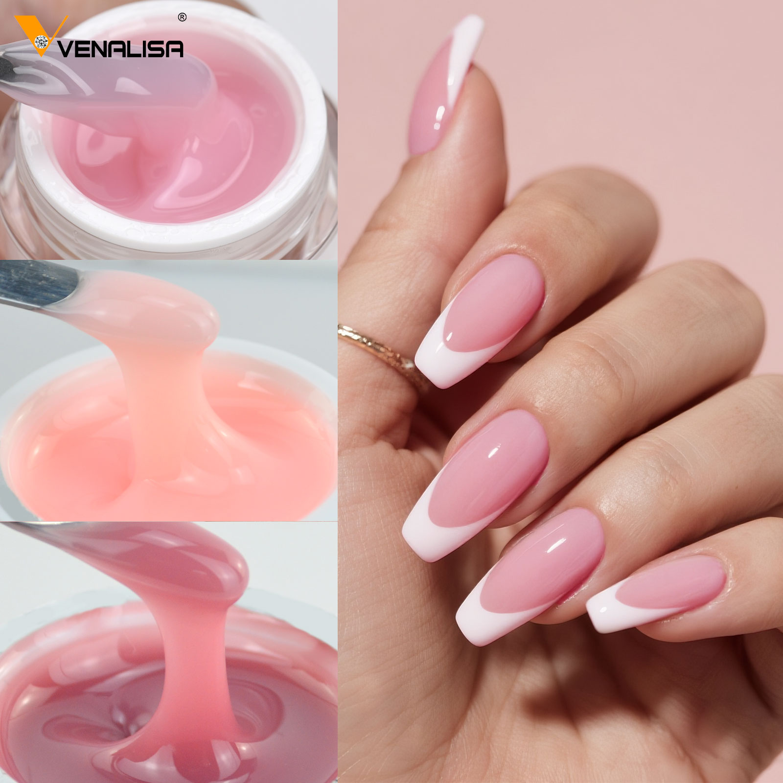 50ml VENALISA Jelly Pink Gel B - Resin Art Training recension och pris
