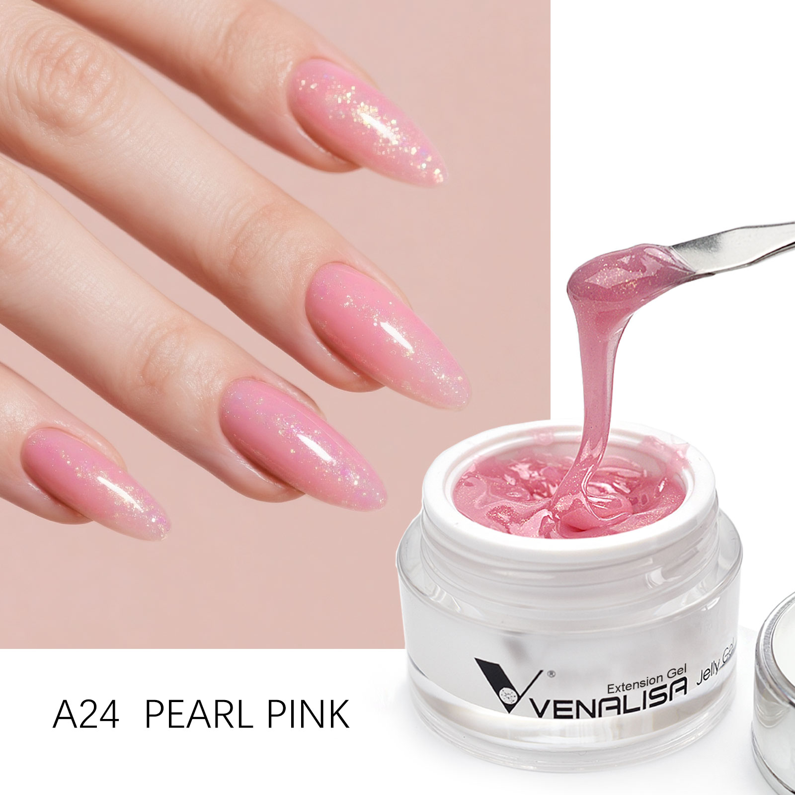 50ml VENALISA Jelly Pink Gel B - Resin Art Training recension och pris