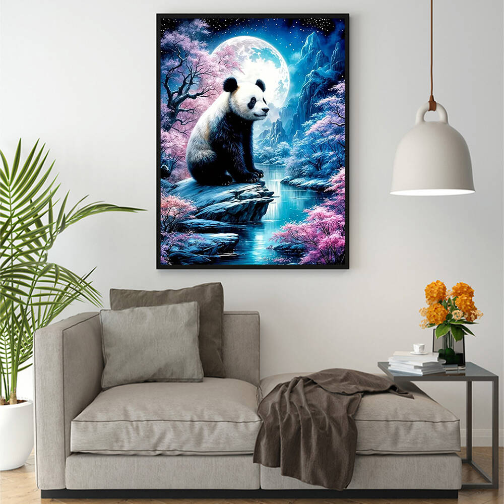 1PC frameless   Panda Diamond  - Resin Art Painting recension och pris