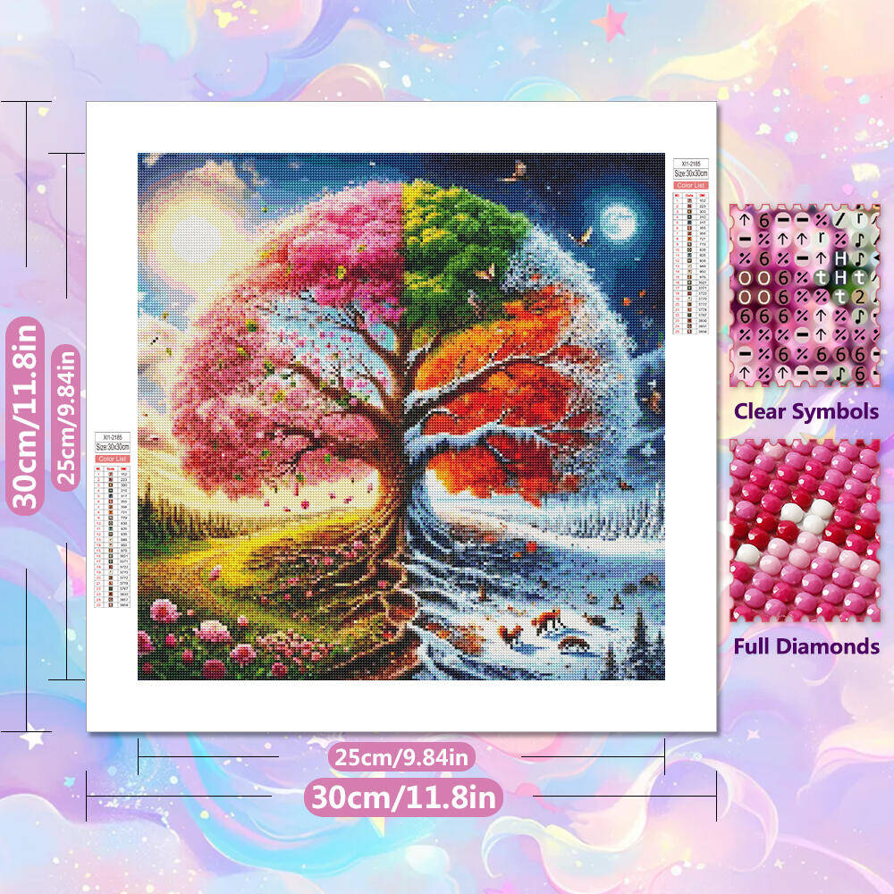Frameless, DIY Art Diamond Pai - Resin Art Tree recension och pris