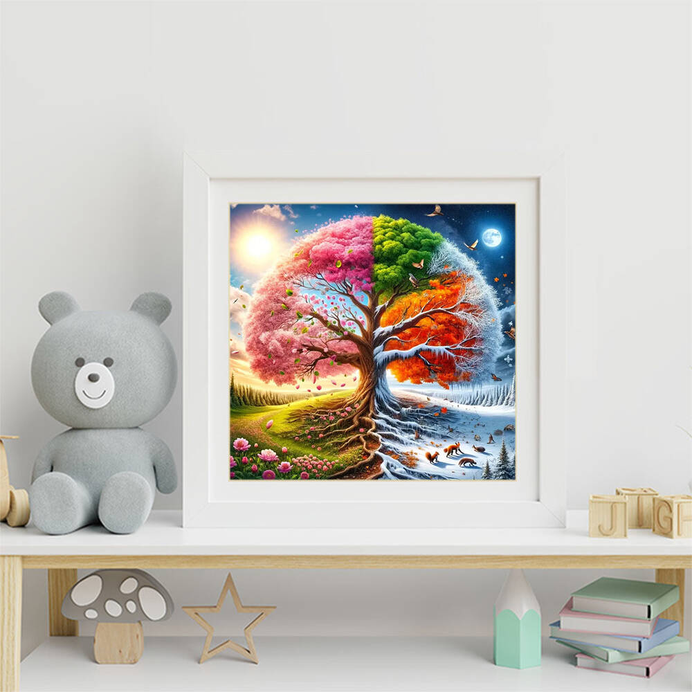 Frameless, DIY Art Diamond Pai - Resin Art Tree recension och pris